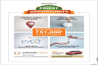 Book spacious nature themed residences at Arcade Earth in Mumbai